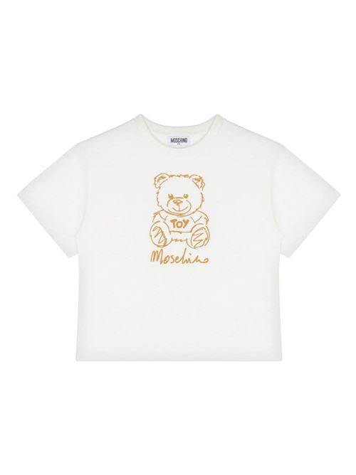 T-shirt bambina maniche corte MOSCHINO KID-TEEN | HUM051LAA0110063